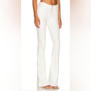 Hudson Jeans Women's White Flare Leg Jeans